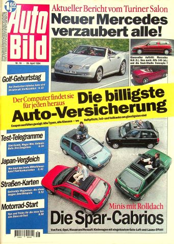 Deckblatt Auto Bild (16/1994)